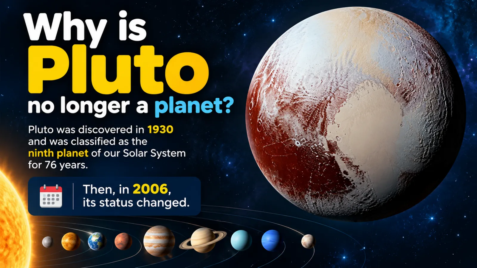 Why Is Pluto No Longer a Planet? The 2006 Decision Explained