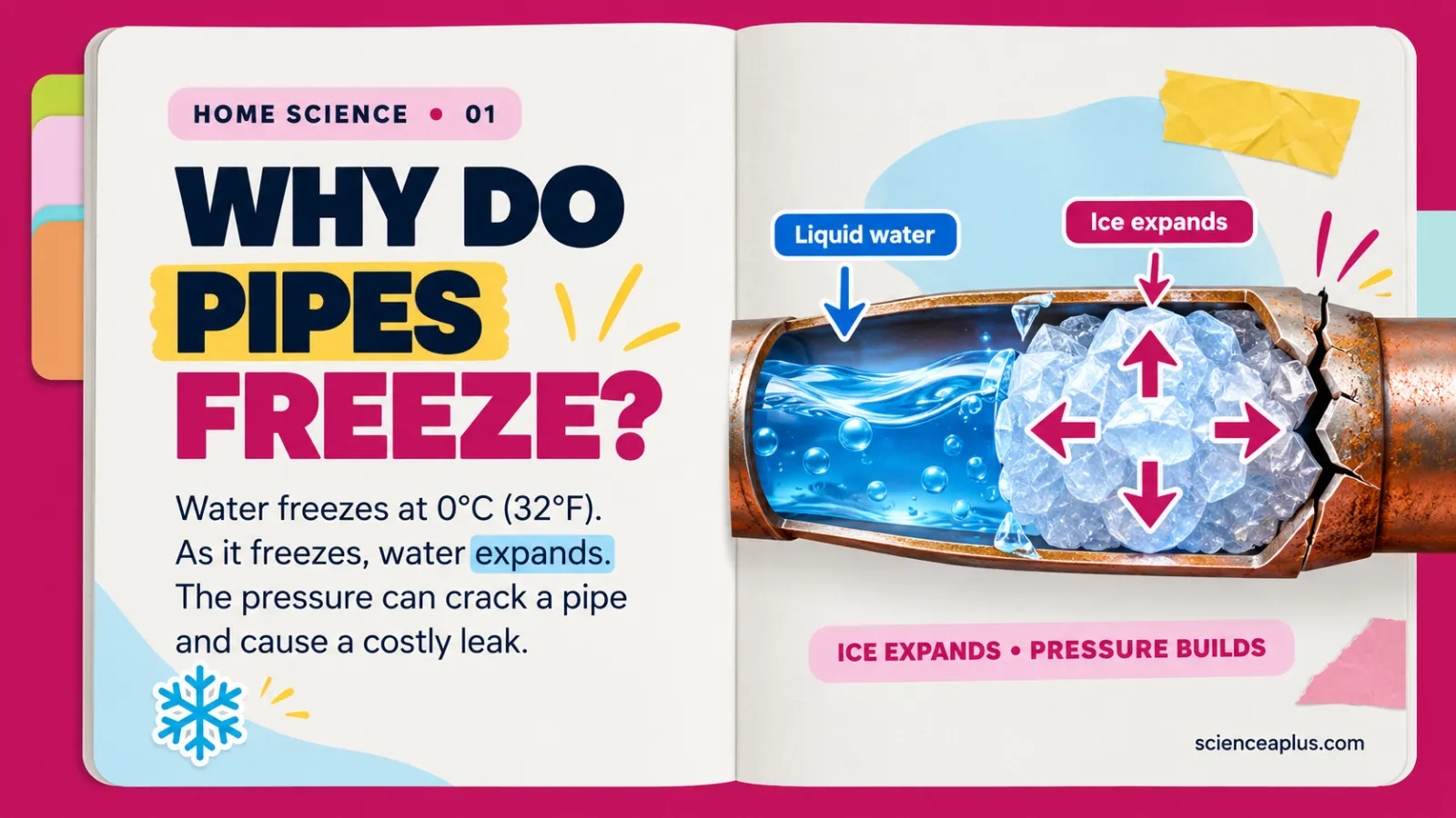 How to Keep Pipes from Freezing (and Why Frozen Pipes Burst)